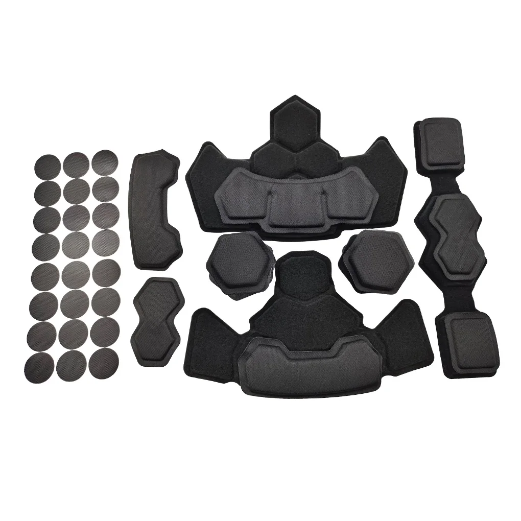 

Shockproof Helmet Liner Cushion Set Helmets Inner Pads Kit Headgear Modified Spare Parts Replacement for Wendy