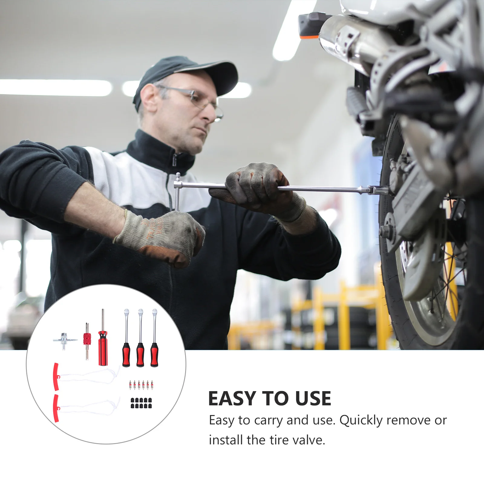

Tire Repair Spoon Lever Iron Tools Wheel Rim Protector Motorbike Wheels Car Change Kit Plastic Accessories Mower Tires