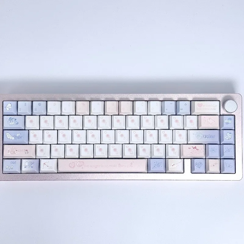 Оригинальный набор колпачков для клавиш с тематикой Купидона розовые колпачки