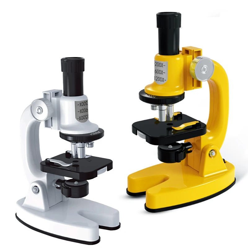 Детский микроскоп для мальчиков 1200x, набор для изучения науки и техники, игрушки-стержни, научный эксперимент, обучение биологии