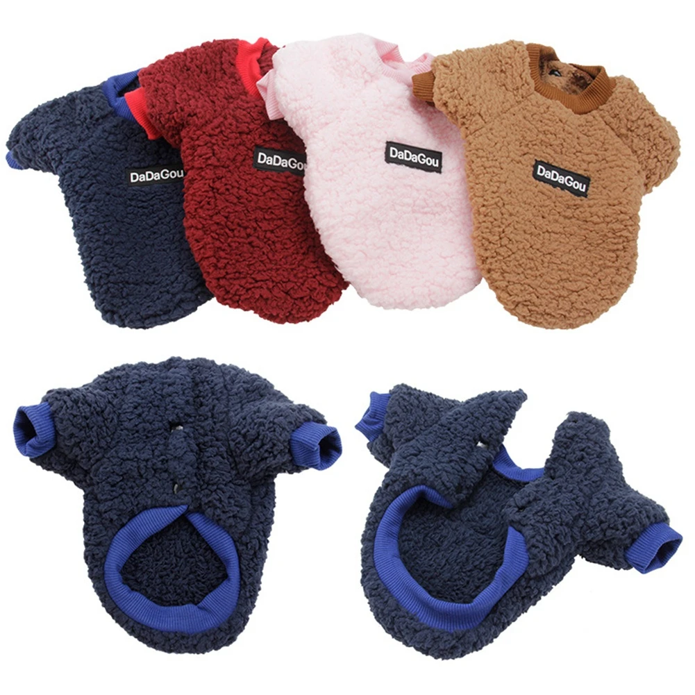 

Winter Dog Clothes Soft Fleece Warm Dog Jacket Coat Pet Puppy Cats Clothing Sweater For Small Dogs Chihuahua Yorkies Pet Outfits