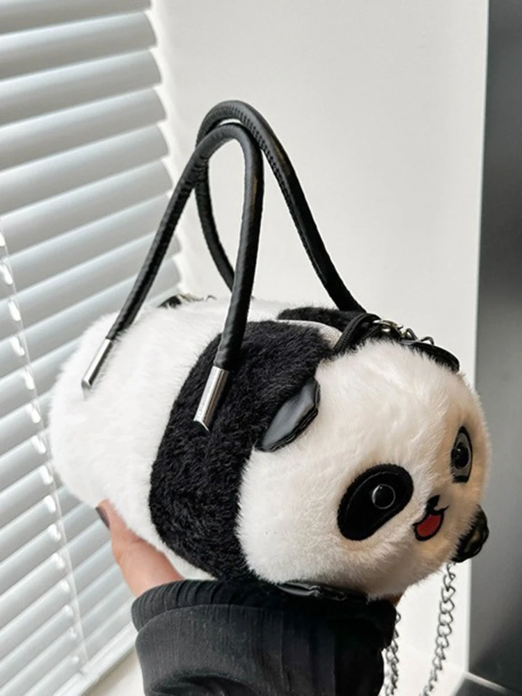 Сумка-мессенджер Симпатичная плюшевая сумка через плечо Маленькая пушистая