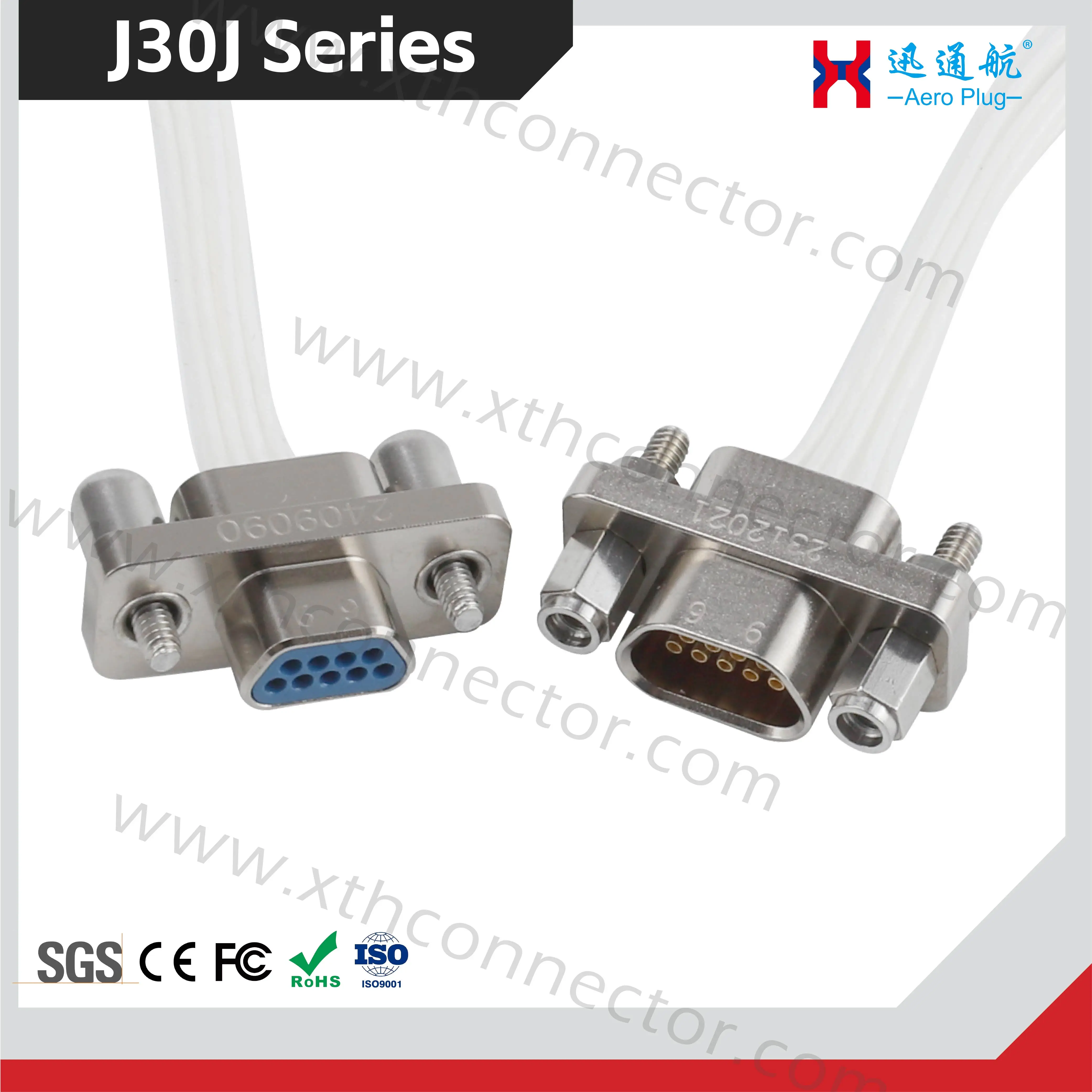 Фото Прямоугольный разъем J30J, микро-разъем D-типа J30J-5TJL/ZKP, штекеры и гнезда 38513 с 5 контактами №3
