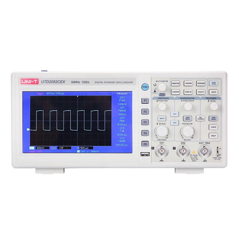 

Dual channel digital storage oscilloscope UTD2052CEX