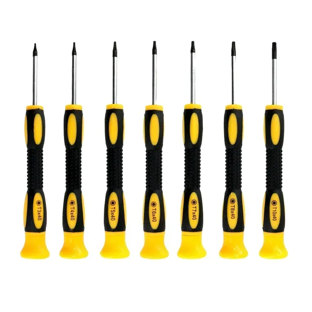 7 шт. отвертка Torx T3-T10H шестигранная со сверлом для отверстий мобильного телефона