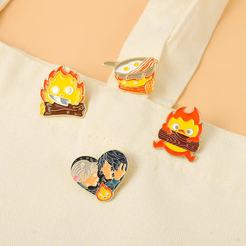 

High Quality Small fire Anime Manga Hard Enamel Pin Collect Child Jewelry Gift Cartoon Japanese Style Brooch Backpack Badge