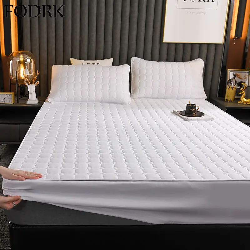 

3 шт. двойное постельное белье зимние Наматрасники Королевский Размер Теплый чистый белый хлопок