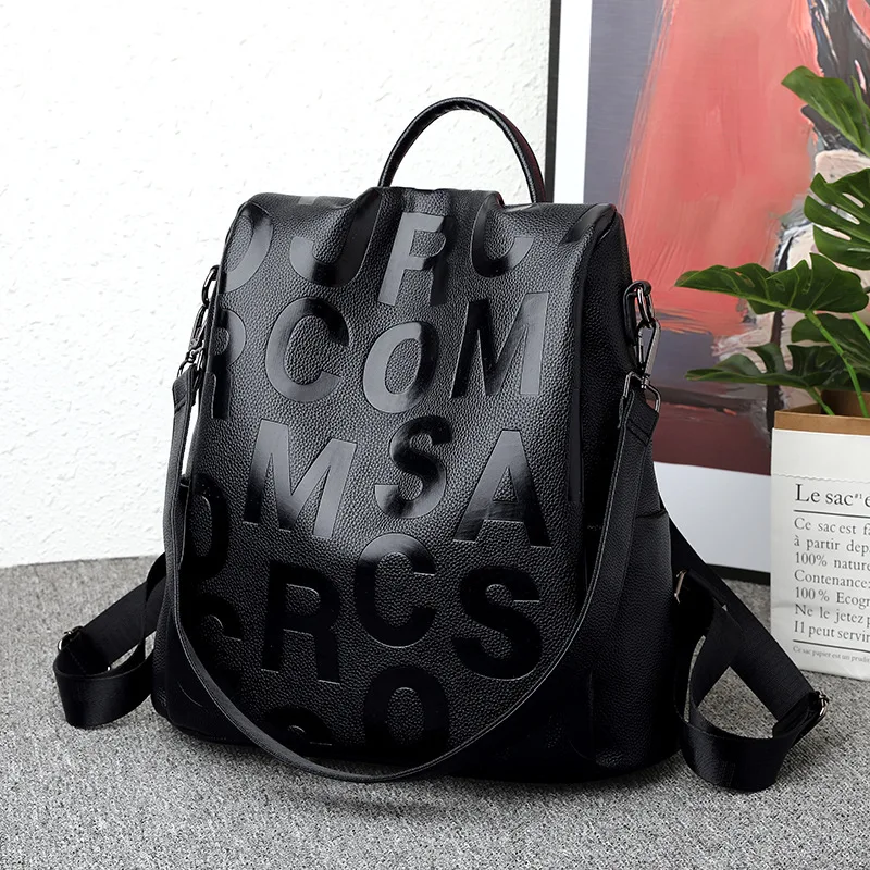 

2023 New Leisure Fashion Trendy Backpack Large Capacity Travel Waterproof Backpack Student Waterproof Backpack Shoulder Bag