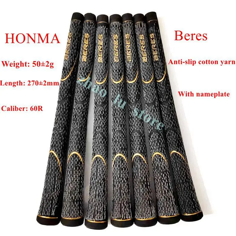 

HONMA Grip Golf Men's Cotton Yarn 60R Rubber Standard with Nameplate HonmaBeres Golf Club Irons/Fairway Wood Grips 13 Pieces