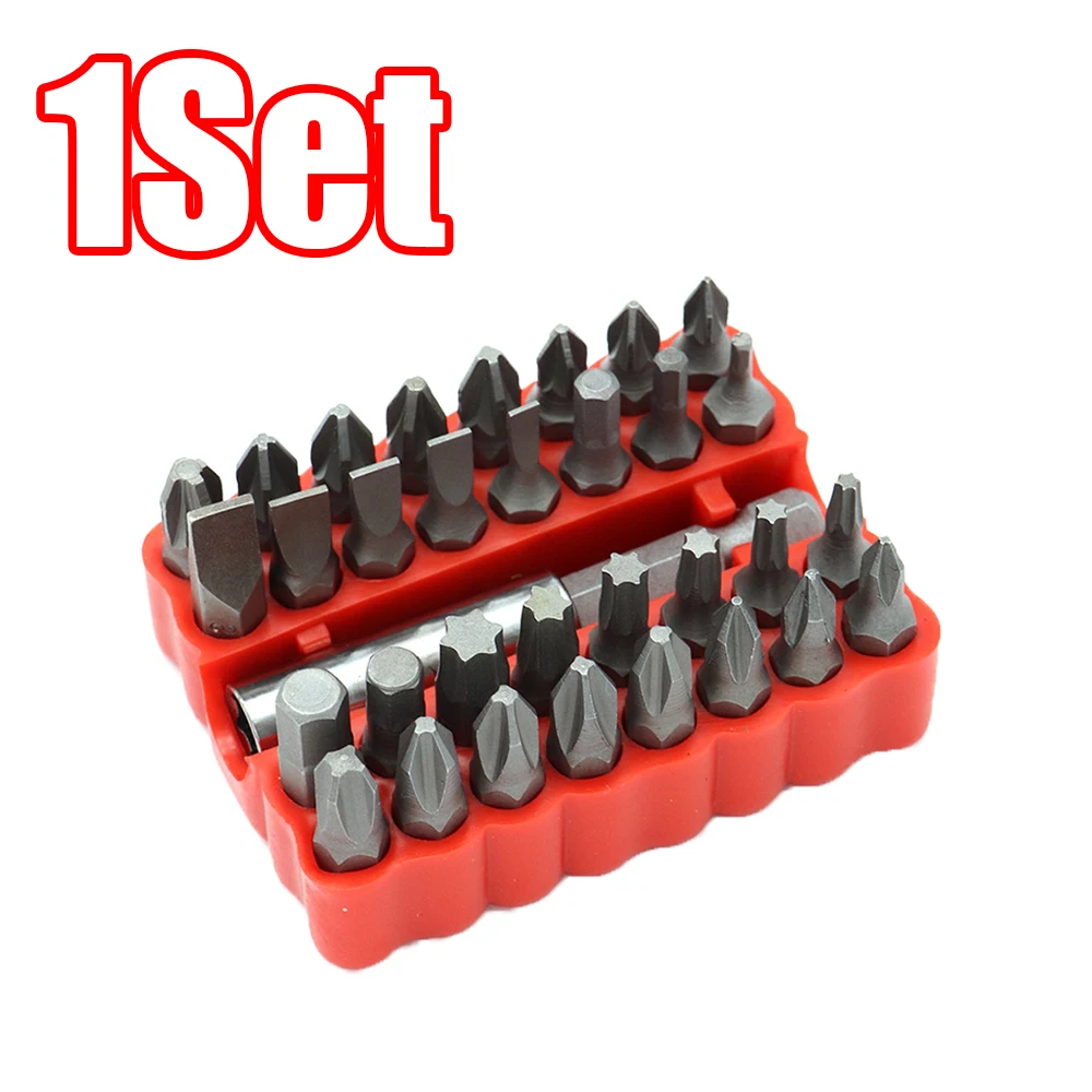 

1-2 компл., 33 шт., набор магнитных твердых отверток, шестигранный звездный гаечный ключ, электрический держатель, набор бит с удлинителем, инструмент для ремонта