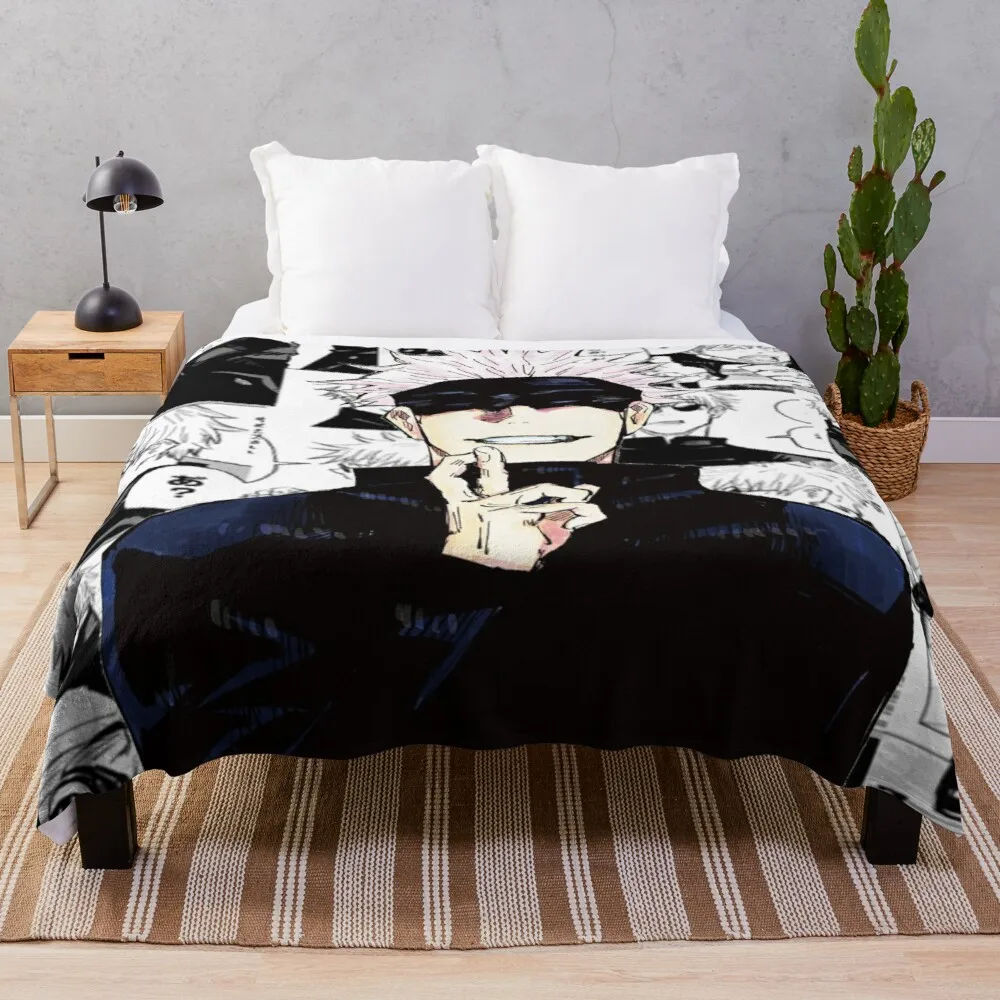 

Gojo manga collageThrow Blanket Brand Blankets Summer Blanket Cute Blanket Double Blanket For Summer