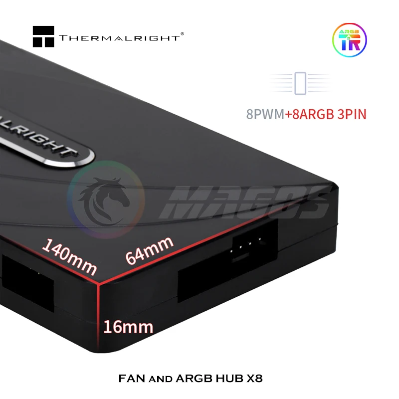 Thermalright PWM FAN + ARGB HUB X8 коллекция материнской платы / RGB SYNC |