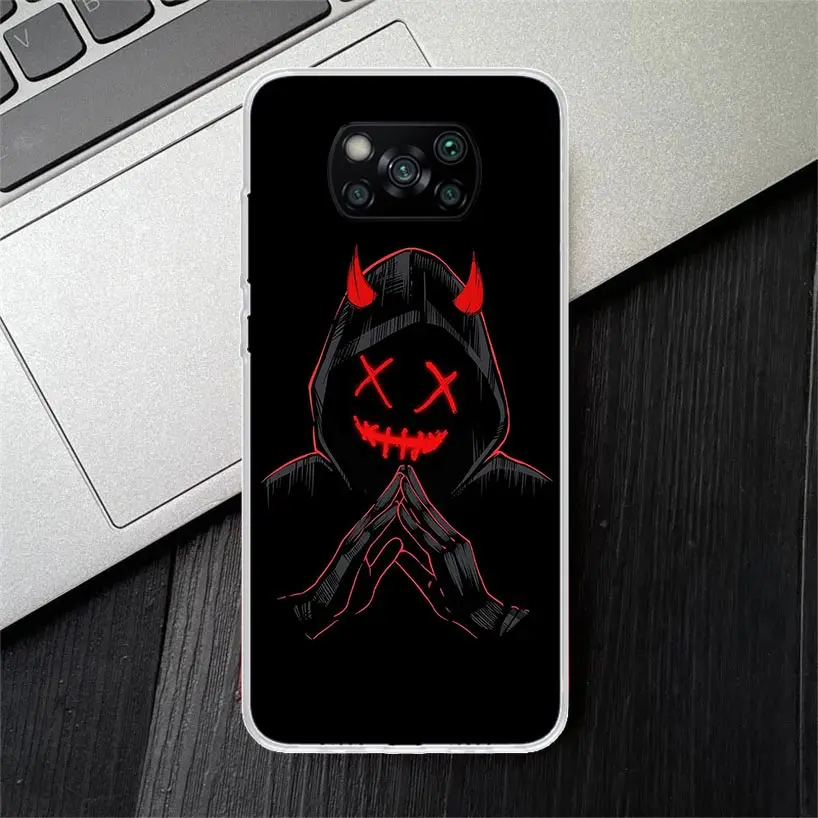 Мягкий силиконовый чехол Devil Bad Boy из аниме для телефона Xiaomi Poco X3 NFC X4 GT X5 X6 F6 F5 Pro F4 F3