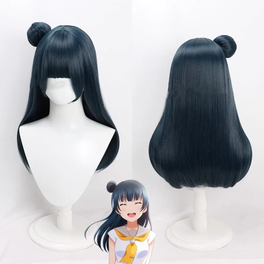 XqАниме LoveLive!Саншайн!! Tsushima Yoshiko Yohane Косплей Костюм Aqours fl Платье принцессы Парик Лолиты Женский Kawaii Костюм для вечеринки (art.: 3920d33ded3ac) - 3920d33ded3ac