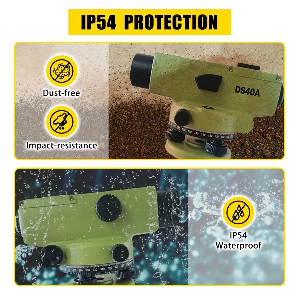 HEIPOE DS40A 40X 45 мм объективные автоматические инструменты для геодезирования уровня