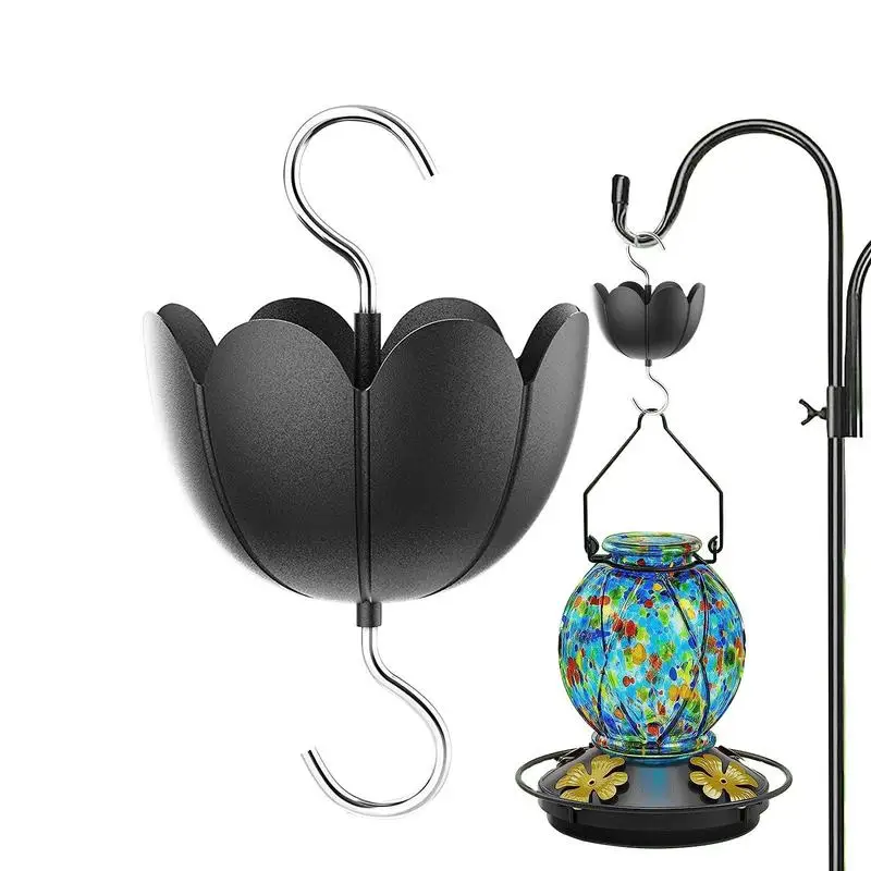 Flower Shape Feeder Accessory Moat Hooks Sturdy Leakproof Ant Guard Moat Hook For Patio Lawn Garden