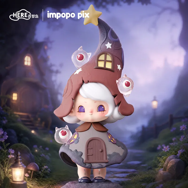 Фото HERE Impopo Pix Dreamwalk Серия «Лес Тумана» Слепая коробка Оригинальные игрушки Сюрприз-бокс Кукла Аниме-фигурка №4