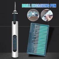 mini wireless drill engraving pen variable speed electric drill grinding pen rotary tools kit for grinding polishing cutting