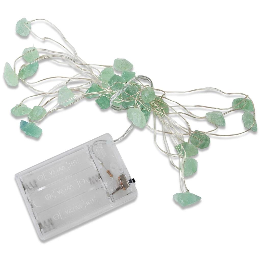 

Светодиодная гирлянда из натурального камня для дома и улицы