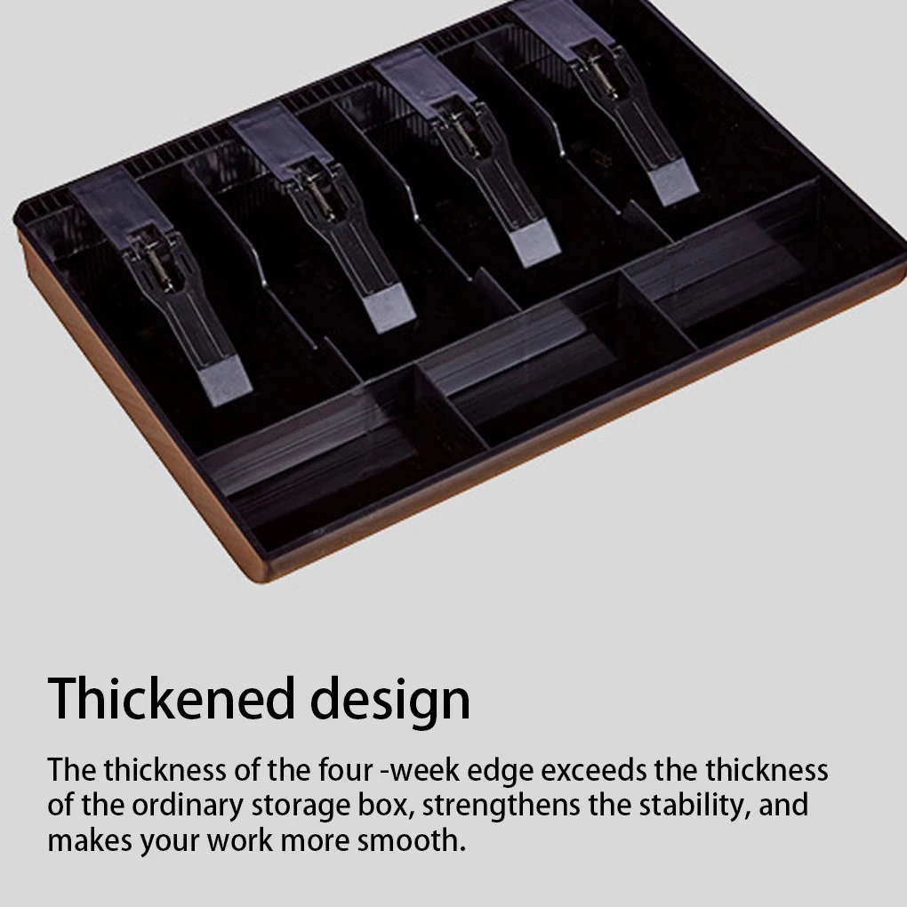 

Cash Drawer Insert Tray Organizing Money Box Bills Coins Organizer