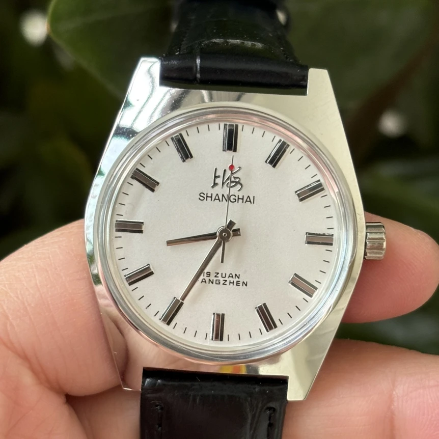 Часы механические Shanghai 7120 с ручным управлением