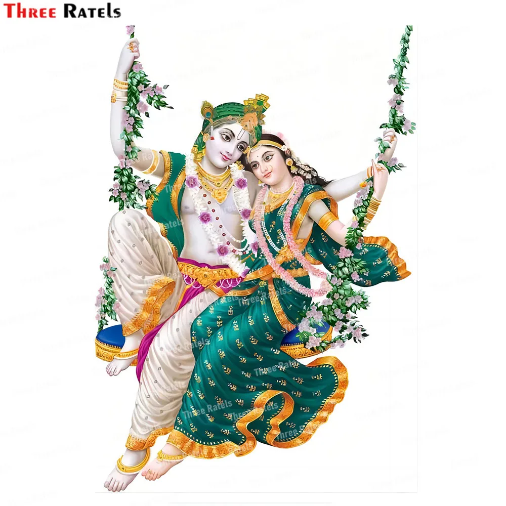 God Radhakrishna Krishna Индийская Мифологическая Наклейка-наклейка Для Скейтборда