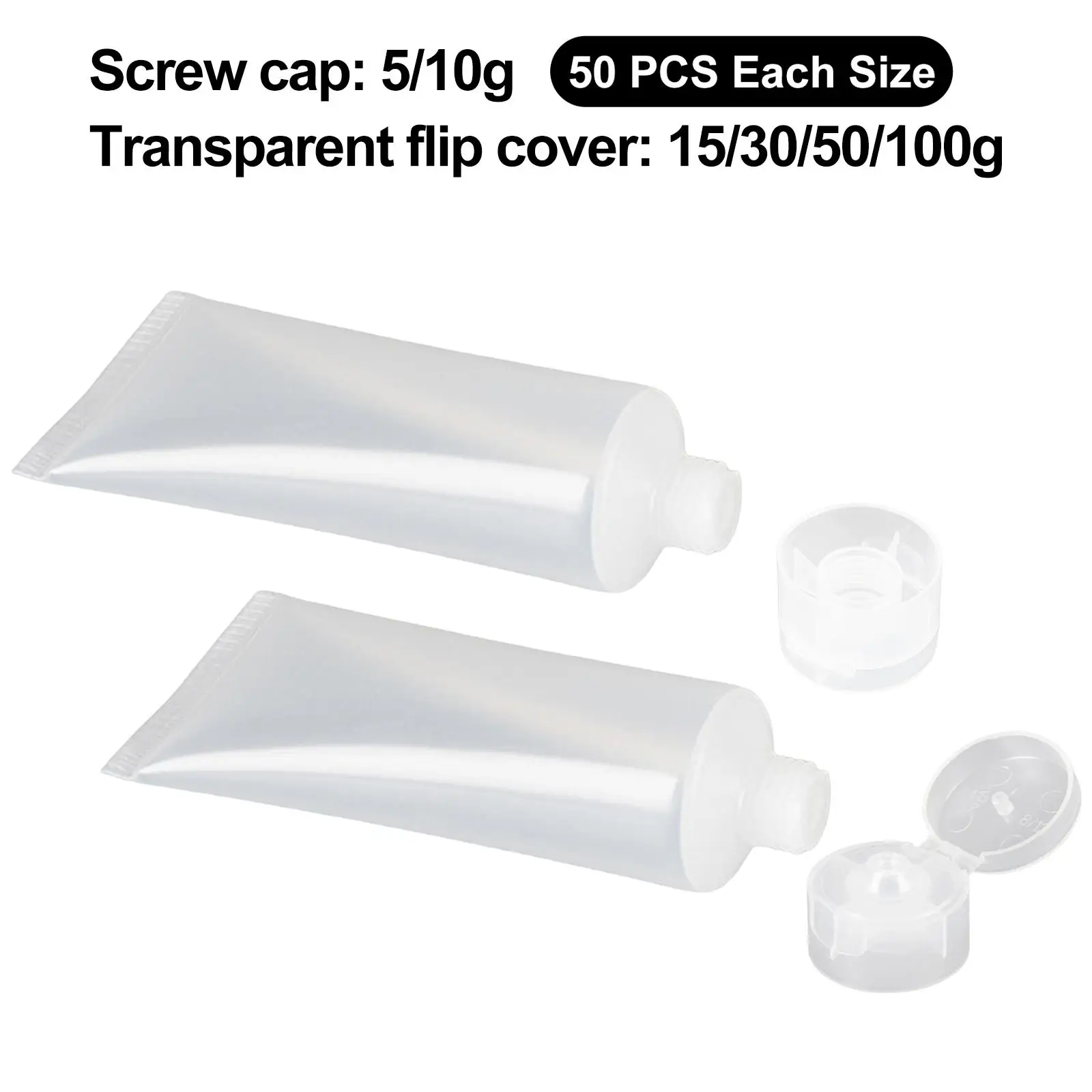 

Пустая Косметическая трубка для лосьона для лица, контейнер для наполнения очищающего средства