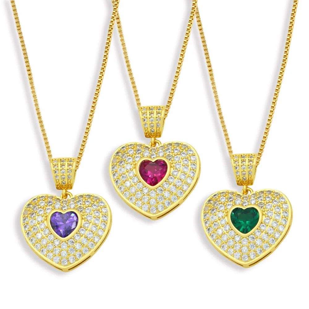 

Ожерелье Ailodo женское, роскошное колье с разноцветным кубическим цирконием, вечернее, свадебное Ювелирное Украшение в подарок