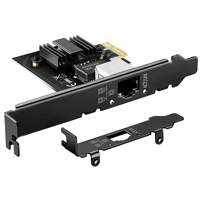 

2,5 GBase-T PCI Express гигабитная сетевая карта для игр, потоковой передачи, 100M/1G/2,5 Гбит/с PCIe Ethernet сетевой адаптер