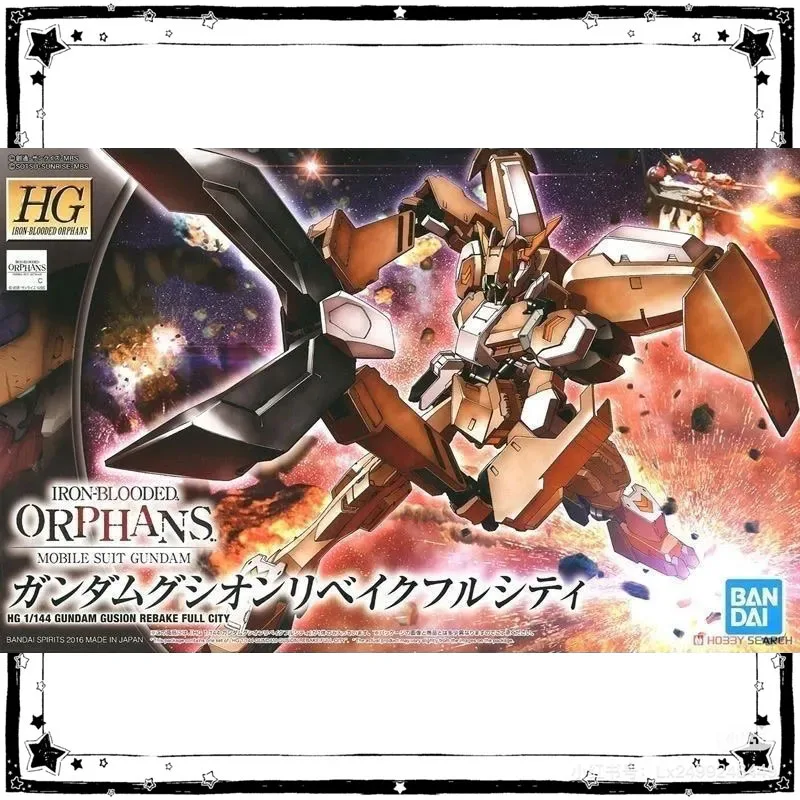 Фото В наличии: Сборная модель Bandai Gundam HG IBO 1/144 Gusion Rebake Full City, коллекционная фигурка из аниме, игрушка-конструктор, подарок №2