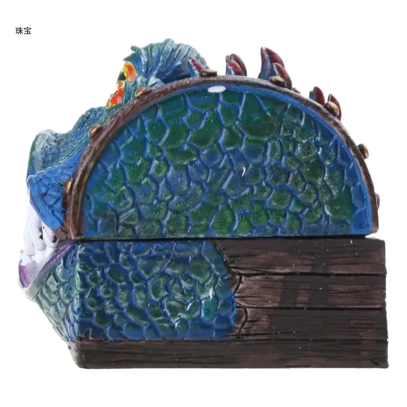 X5QE игра ужасов коробка для кубиков лоток хранения Dragonsed RPG DND ролевых игр