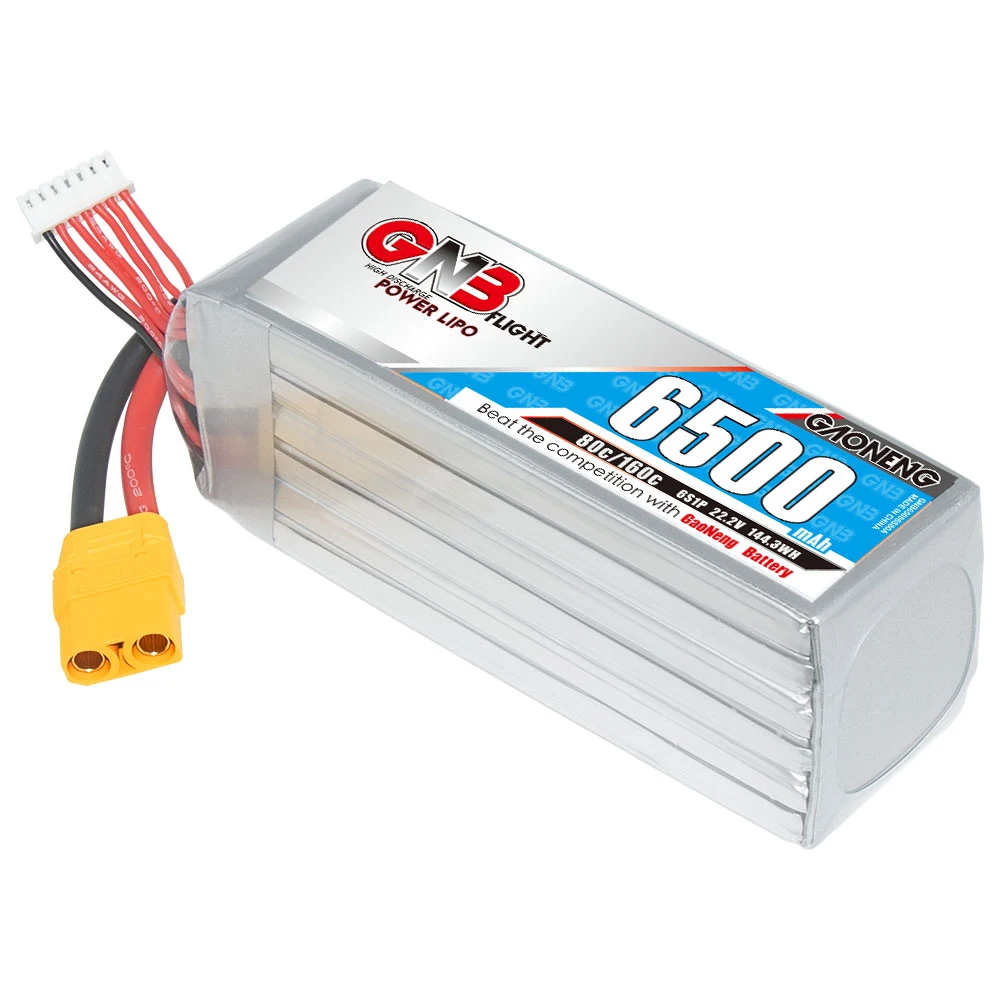 Gaoneng GNB 6S 22.2V 6500mAh 80C XT90 Lipo Battery
