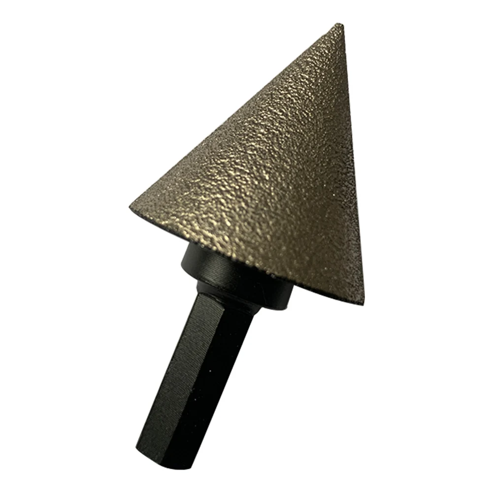 

Diamond Beveling Chamfer Bits Countersink Durable Hex Shank Shaping Woodworking Tile Enlarging Professional Hole Trimming