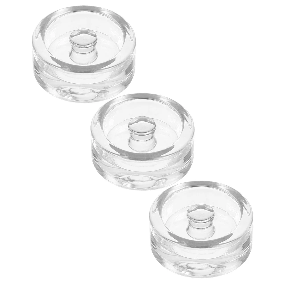 

3 Pcs Fermented Glass Weights Fermenting Lids Wide Mouth Jars Fermentation Pickle Can