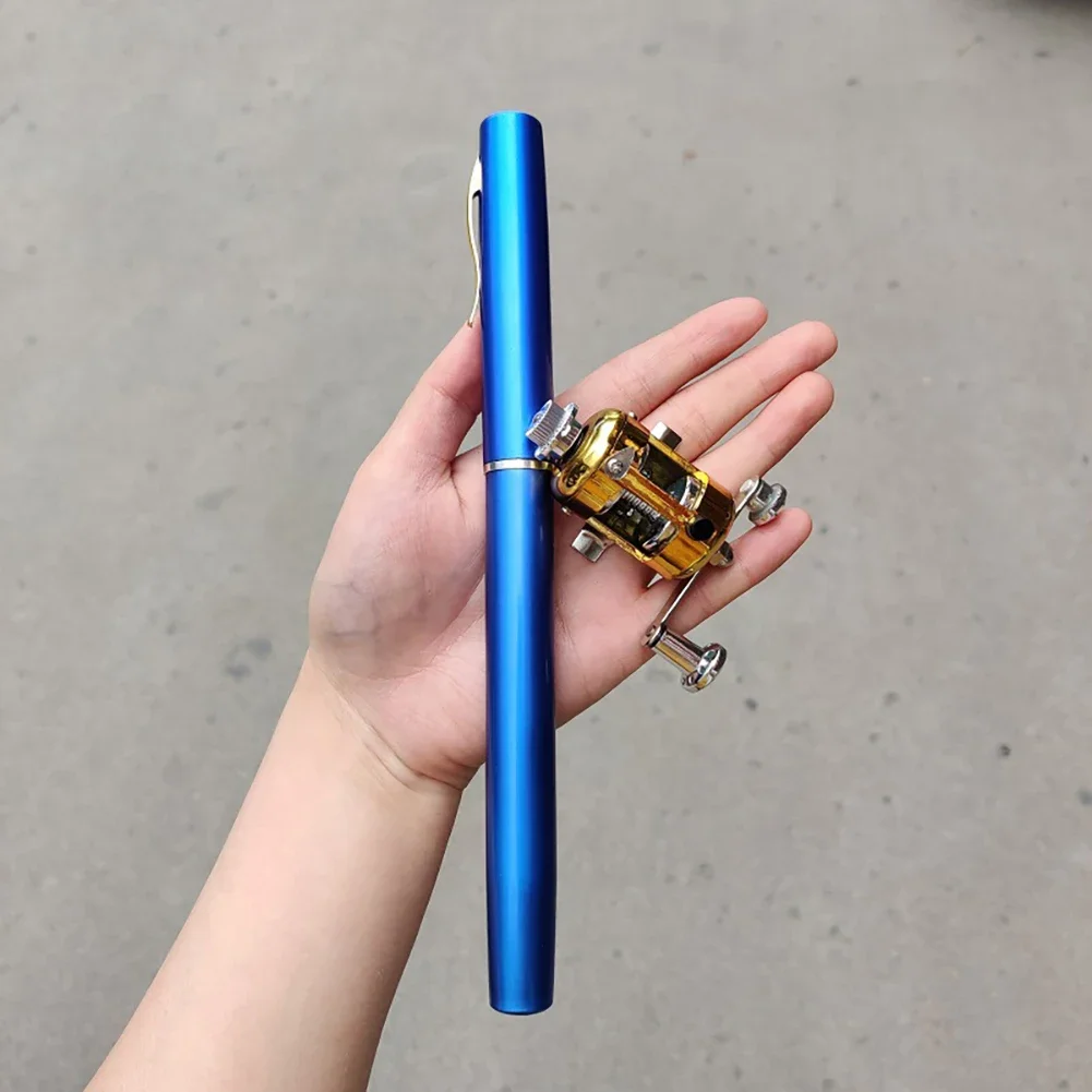 Портативная карманная телескопическая мини-удочка в форме ручки сложенном виде 1