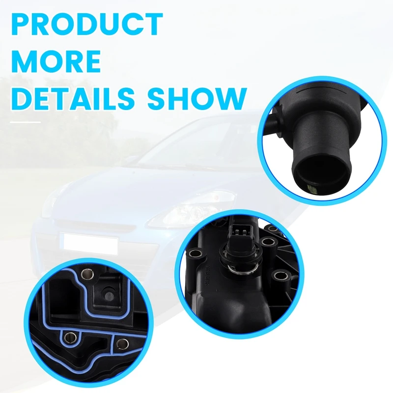 Car Coolant Thermostat Housing 8200561426 For Renault Megane Clio Laguna Scenic 1.4 1.6 16V 8200158269 8200023915