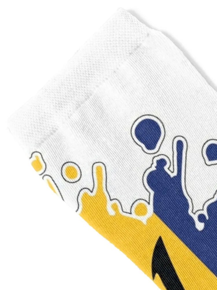 Барбадос Национальный флаг брызговые носки для бега снега подарок на заказ