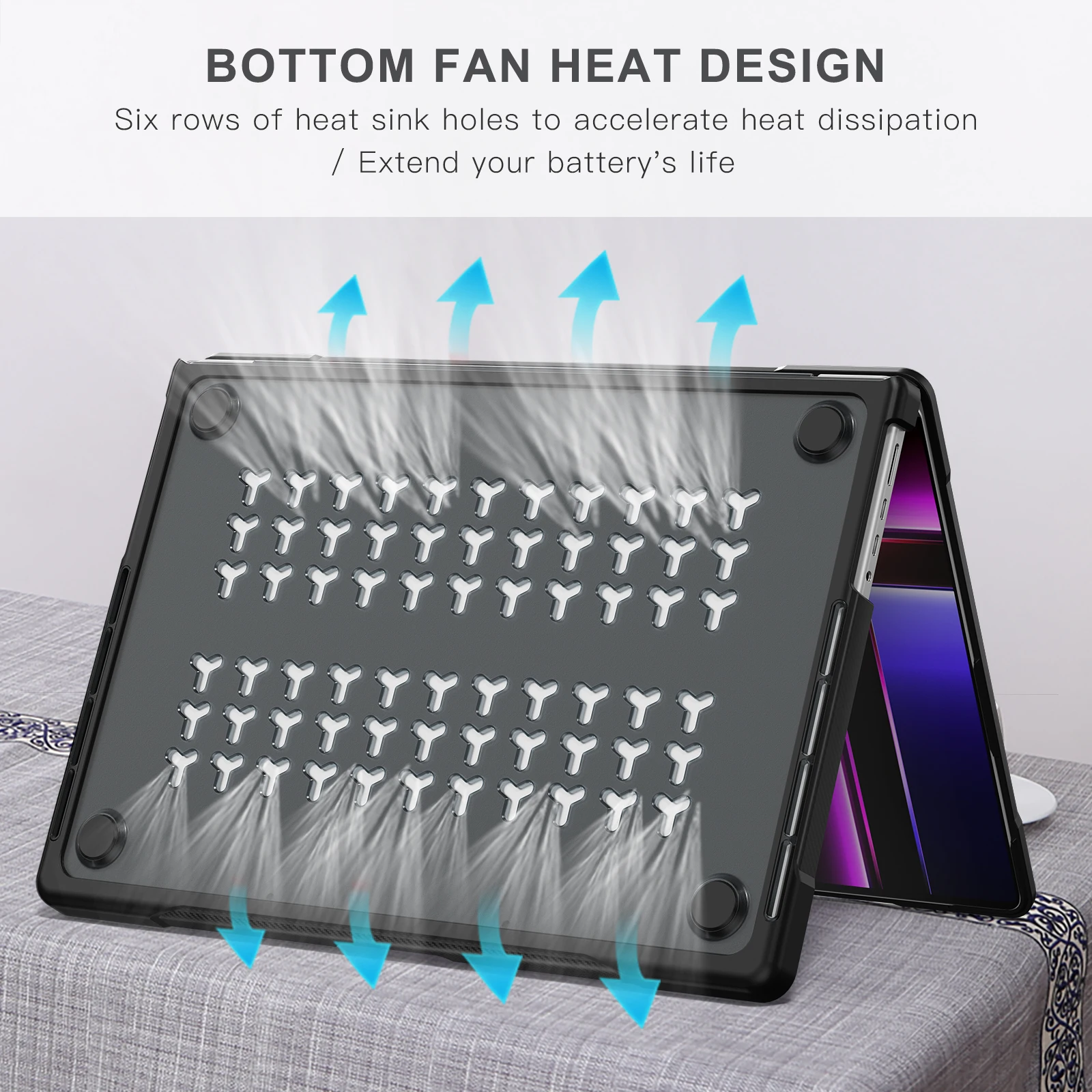 Чехол для ноутбука 2024 MacBook Pro 14 M4 Max с фюзеляжем 16 A3403 A3186 чехол 2023 M2 M3 A2780 A2991