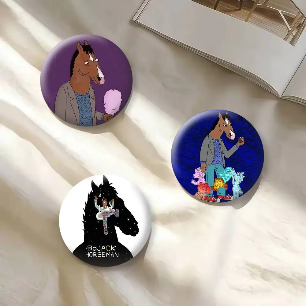 Фото Броши B-BoJack Horsemans, мультяшные значки, аксессуары для рюкзаков и головных уборов, подарок для друга №4