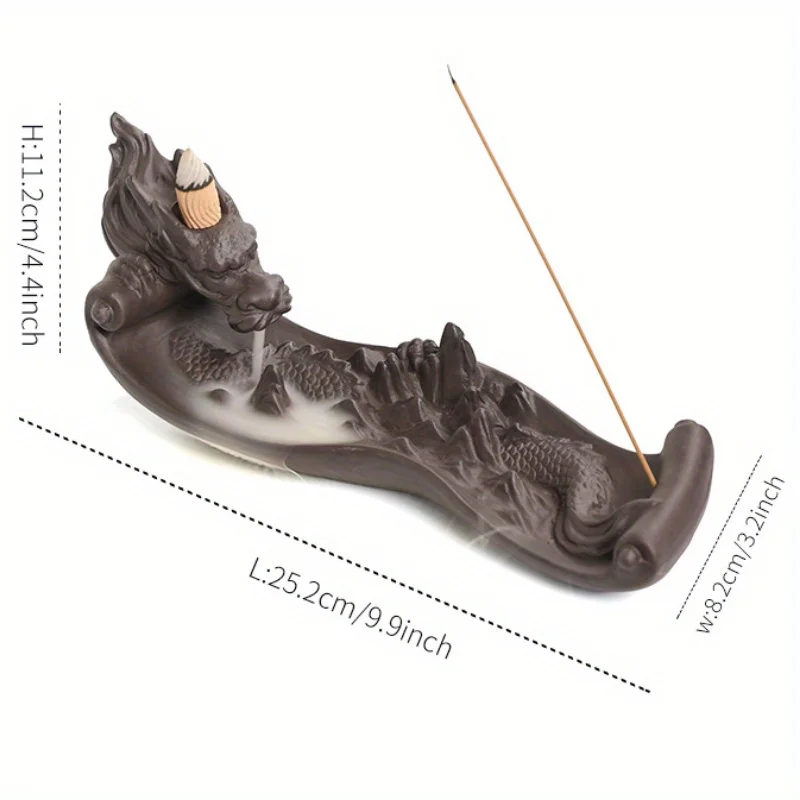 1 шт. курильница для благовоний с изображением дракона