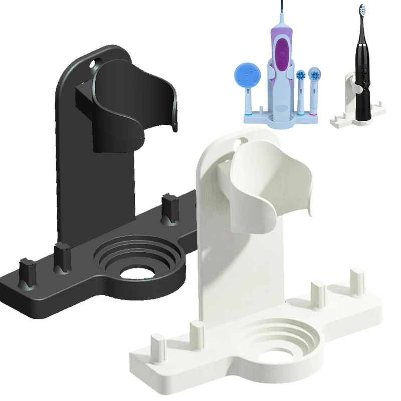 

1pcs Plastic Wall Mounted Bathroom Accessories For Oral Electric Toothbrushes Holder Toothbrush Stand Teeth Brush Bracket
