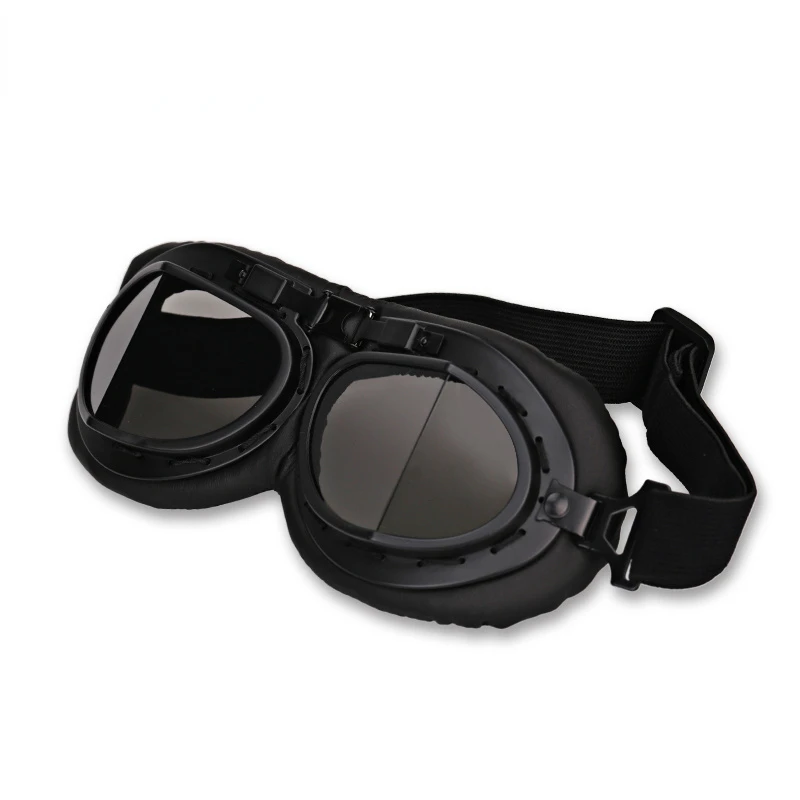 

Motorcycle Glasses Retro Helmet Pilot Goggles Motorbike 100% UV400 Vintage Classic Glasses for Moto Scooter ATV Dirt Biker