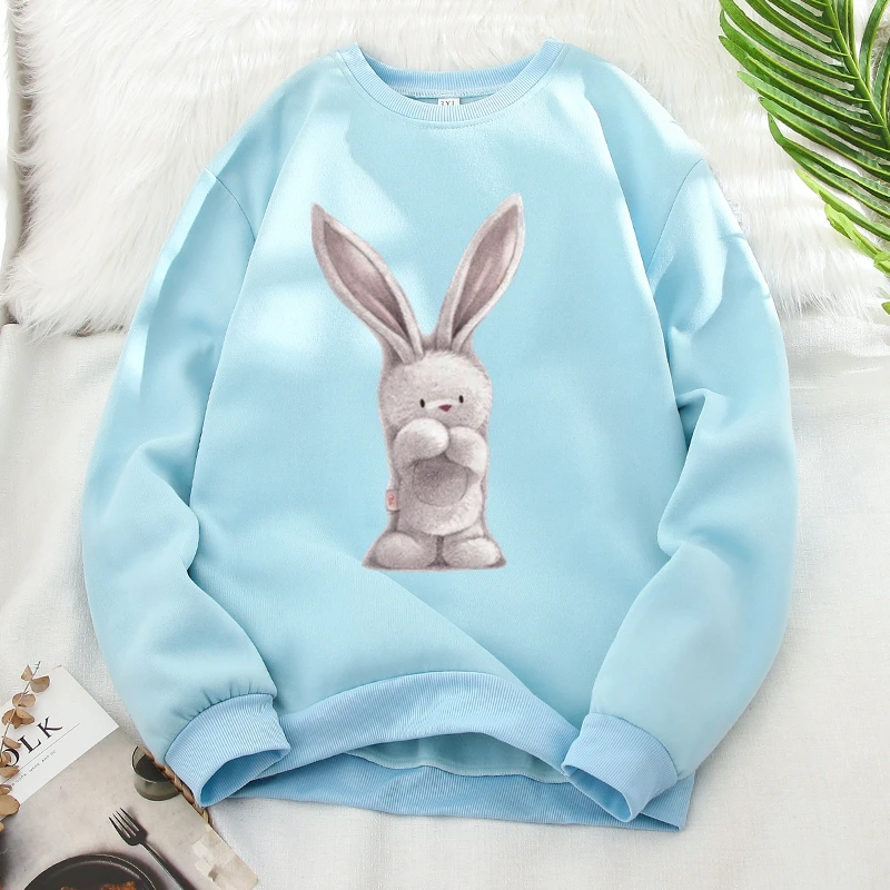 

2022 Autumn Winter New Animal Print Couples Korean Version Sweatshirt Women's Pullover Fashion O-Neck Long Sleeves S-3XL Tops