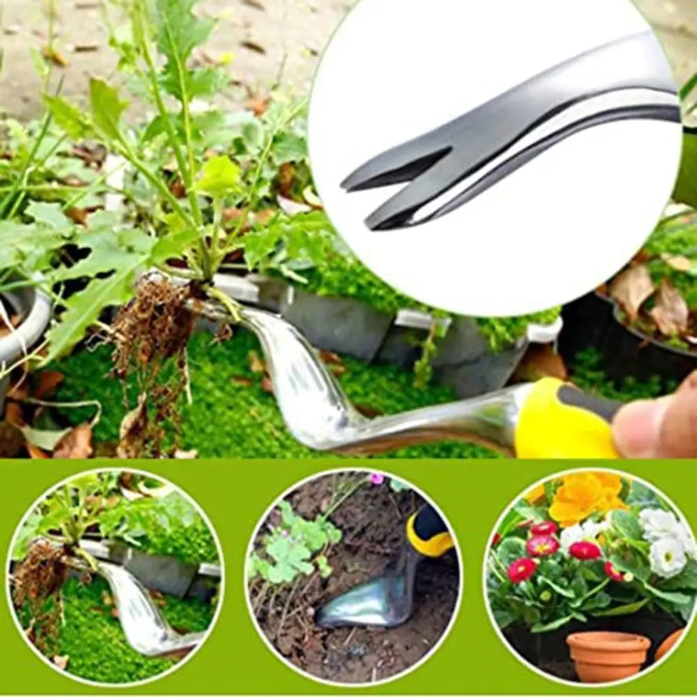

Aluminum Alloy Drafter Handheld Manual Weeding Tool Grass Digging Vegetables Loose Soil Rooting Device Weeding Tool Shovel