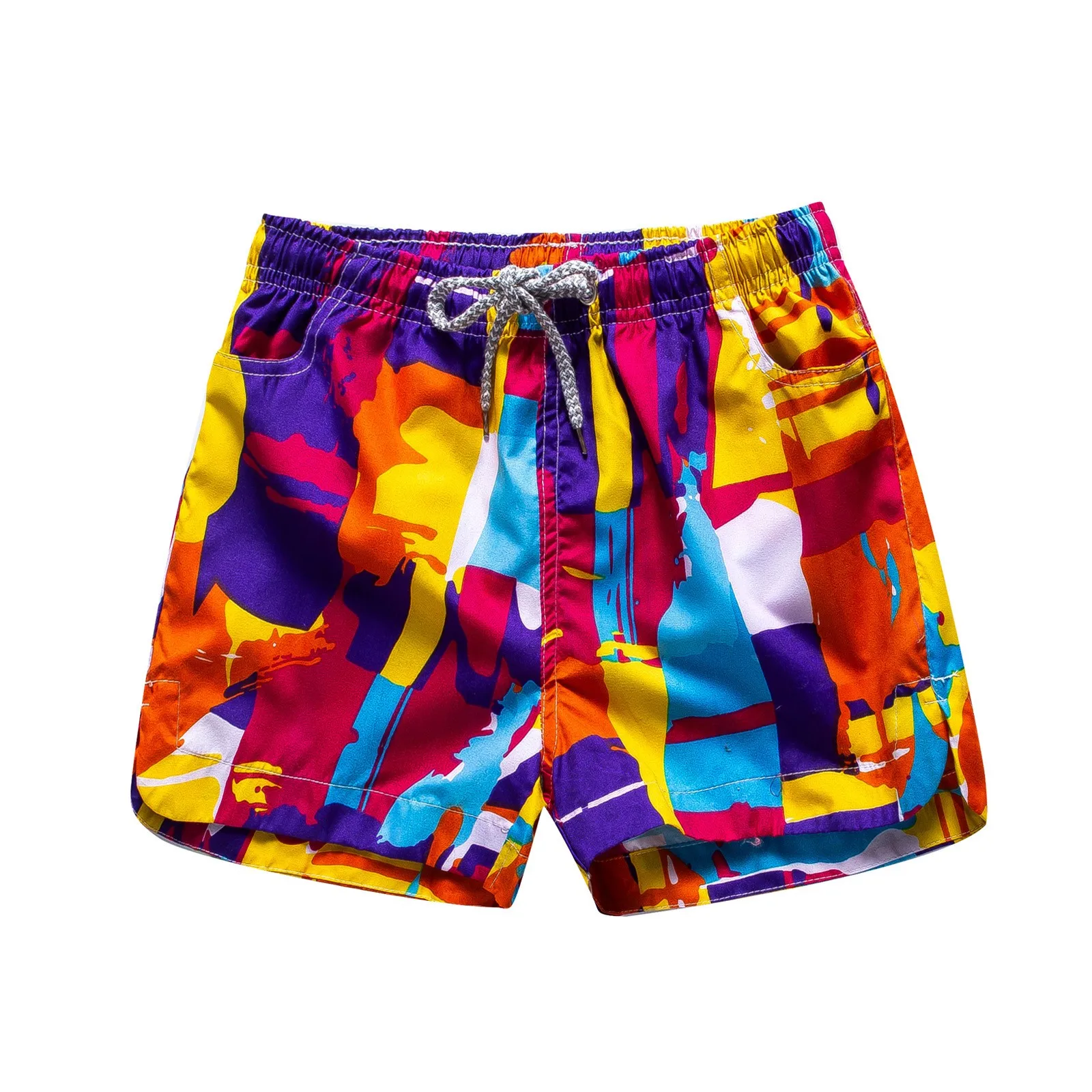 

2022 Summer New Men short Style Men Fashion Beachwear Camouflage Print Quick Dry Mens Summer Beach Board Short Pants Drawstring