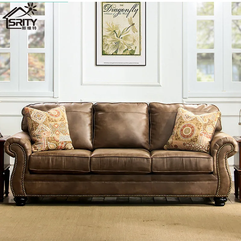 Диван китайская Америка оранжевое диванное кресло с синтетическим покрытием