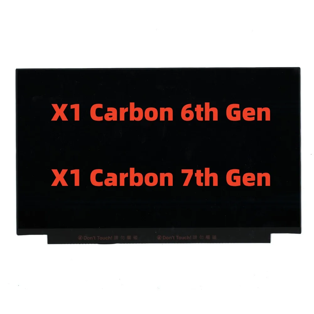 

X1 carbon LCD screen for lenovo Thinkpad laptop 6th 7th gen 2018 2019 14.0"FHD 1920*1080 with Touch 40pinFRU 01ER483 B140HAK02.3
