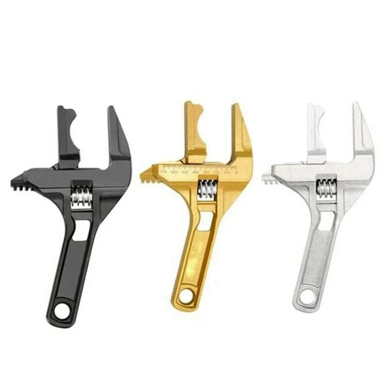 

BEAU-Adjustable Wrench Bathroom Spanner Wide 6-68Mm Aluminum Alloy Hand