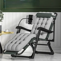 Folding Bed Recliner Office Nap Bed Summer Home Beach Chaise Chair Portable Balcony Leisure Backrest Sofa Bed Home Furniture