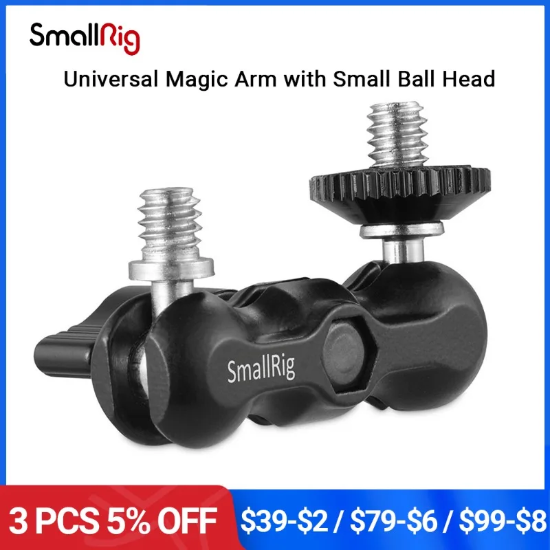 SmallRig Universal Magic Arm with Small Ball Head With 1/4” Screws Support Monitor Or Video Light  2157